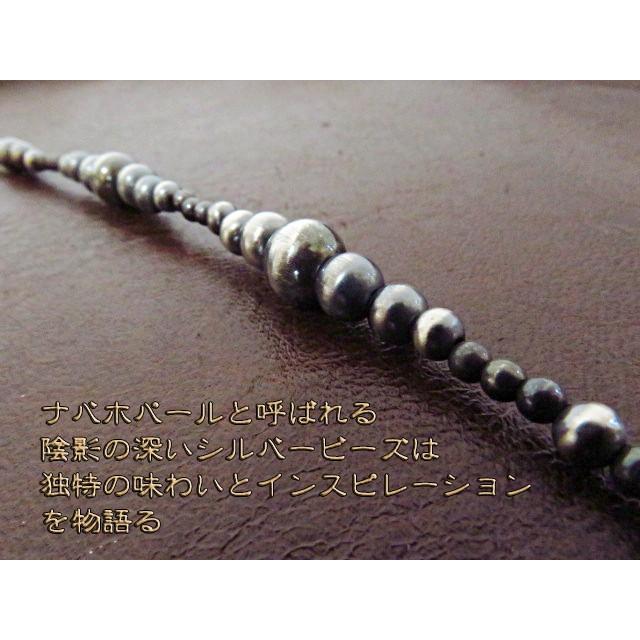 インディアンジュエリー ビーズネックレス ナバホパール