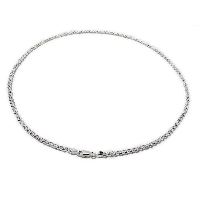 ロールチェーン シルバー925 ネックレス 3.3mm 40cm〜 シルバーチェーン_1