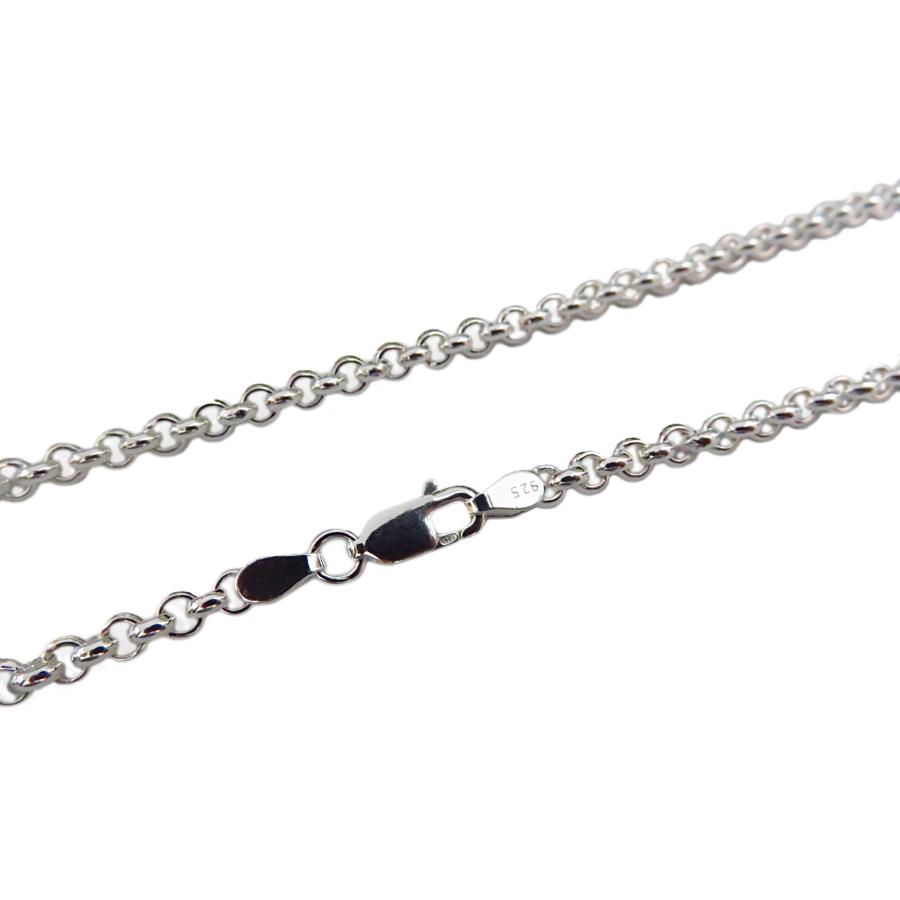 ロールチェーン シルバー925 ネックレス 3.3mm 40cm〜 シルバーチェーン_2