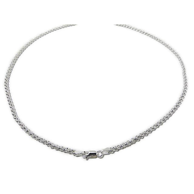 ロールチェーン シルバー925 ネックレス 3.6mm 45cm