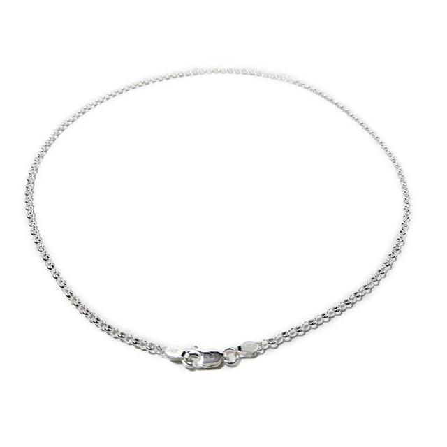 ロールチェーン シルバー925 ネックレス 2.3mm 45cm 約2.5mm