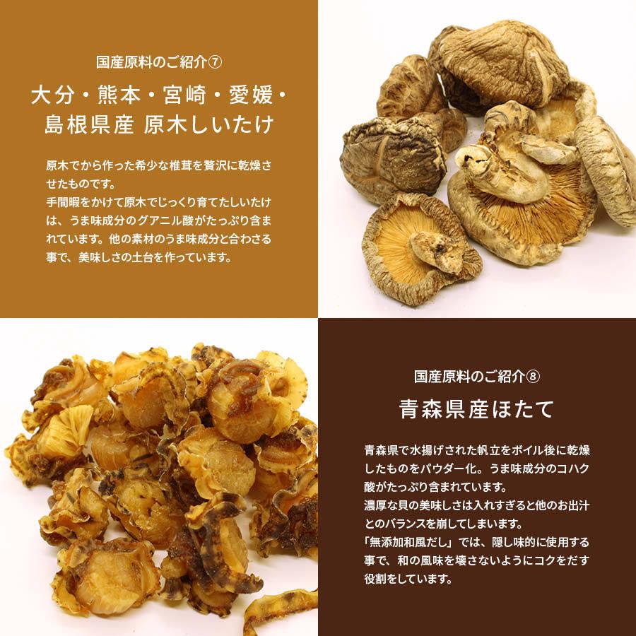 国産原料のみ 完全無添加 無塩 至極の和だし 粉末 100g×3袋 和風 和出汁 和ダシ｜ginjoclub｜09