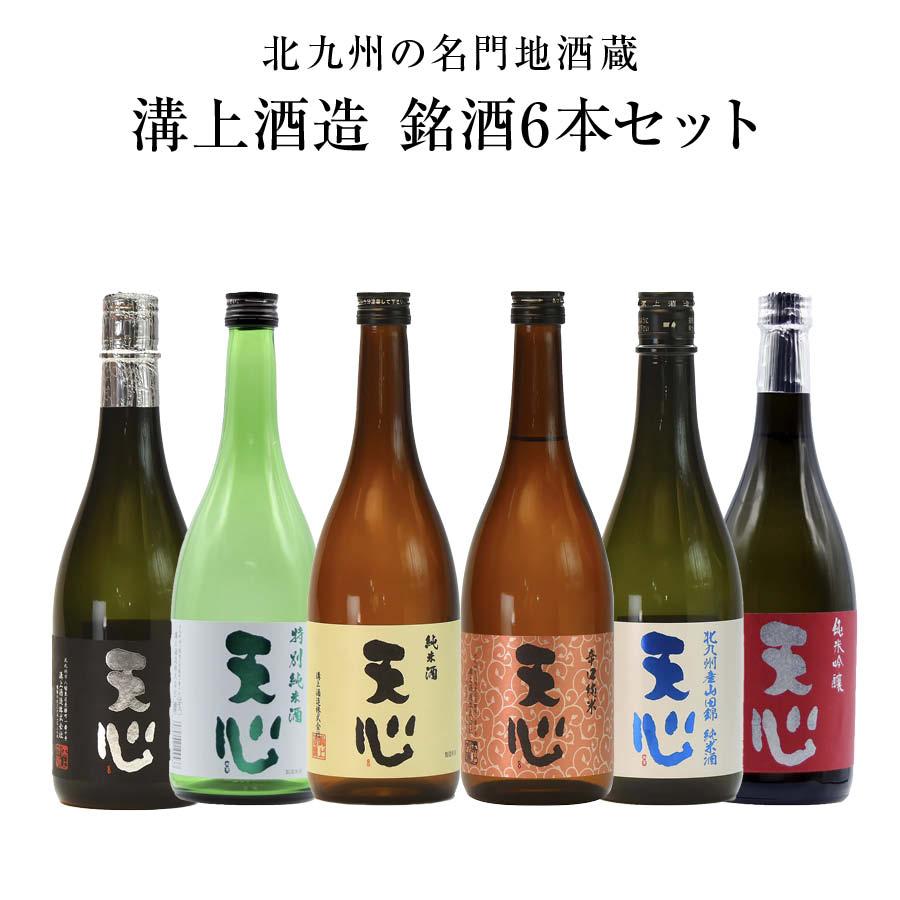天心 溝上酒造 6本セット 720ml 純米酒 辛口純米酒 特別純米酒 山田錦 
