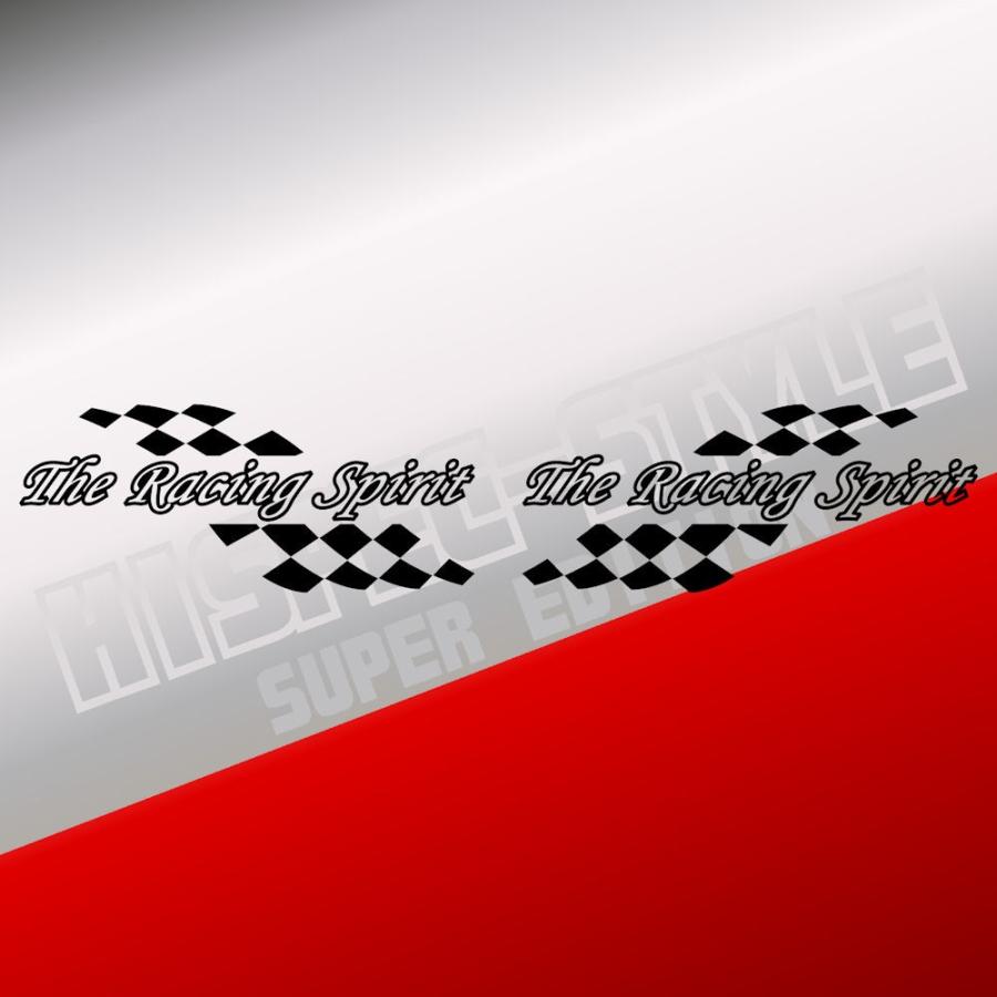 レーシング スピリッツ ステッカー 車 バイク かっこいい 文字 スポーツ カー ステッカー左右反転ツインセット C10 005 035 001 08 18 Tw 銀影工房 通販 Yahoo ショッピング