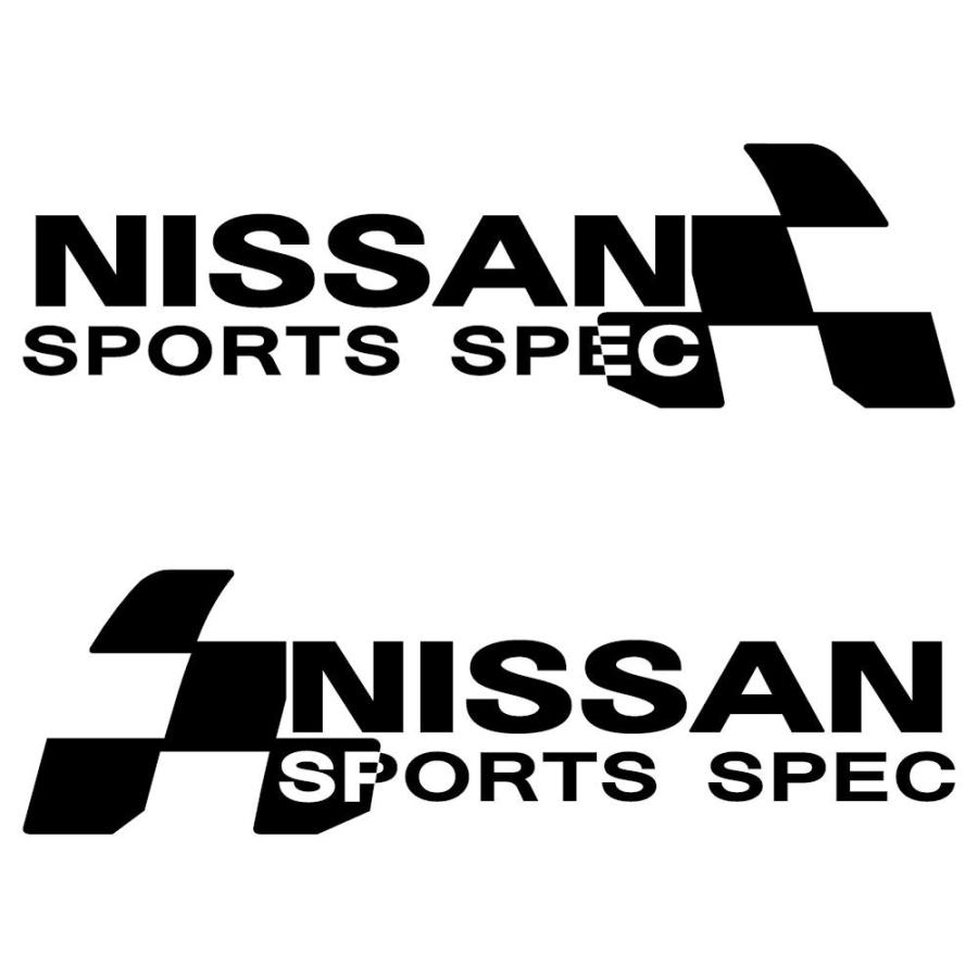 車 ステッカー ニッサン Nissan かっこいい スポーツ スペック 左右反転 ドレスアップ カッティング ステッカー C10 022 102 08 26 Tw 銀影工房 通販 Yahoo ショッピング