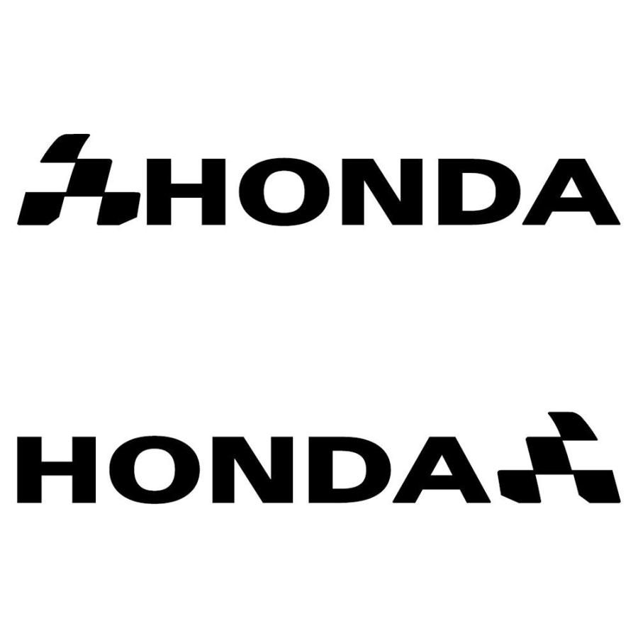 ステッカー 車 バイク ホンダ Honda かっこいい チェッカー フラッグ スポーツ メーカー ロゴ 左右反転 セット C10 026 003 Tw 03 15 銀影工房 通販 Yahoo ショッピング