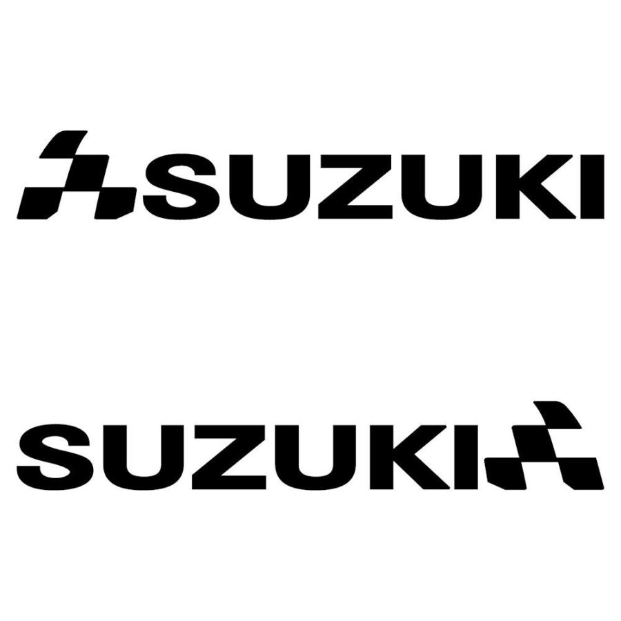 ステッカー 車 バイク スズキ Suzuki かっこいい チェッカー フラッグ スポーツ メーカー ロゴ 左右反転 セット C10 026 007 Tw 03 15 銀影工房 通販 Yahoo ショッピング