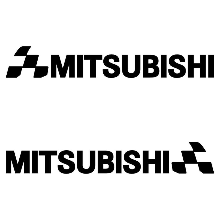 ステッカー 車 ミツビシ Mitsubishi かっこいい チェッカー フラッグ スポーツ メーカー ロゴ 左右反転 セット C10 026 009 Tw 03 15 銀影工房 通販 Yahoo ショッピング