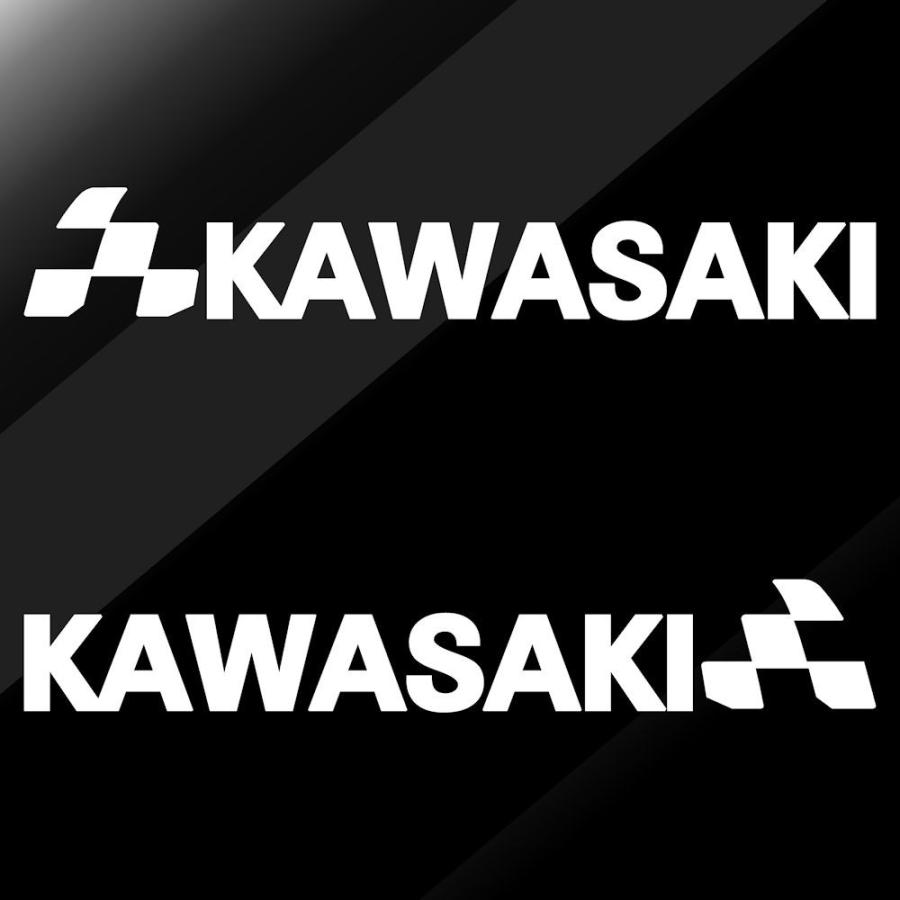 ステッカー バイク カワサキ Kawasaki かっこいい チェッカー フラッグ スポーツ メーカー ロゴ 左右反転 セット C10 026 011 Tw 03 15 銀影工房 通販 Yahoo ショッピング