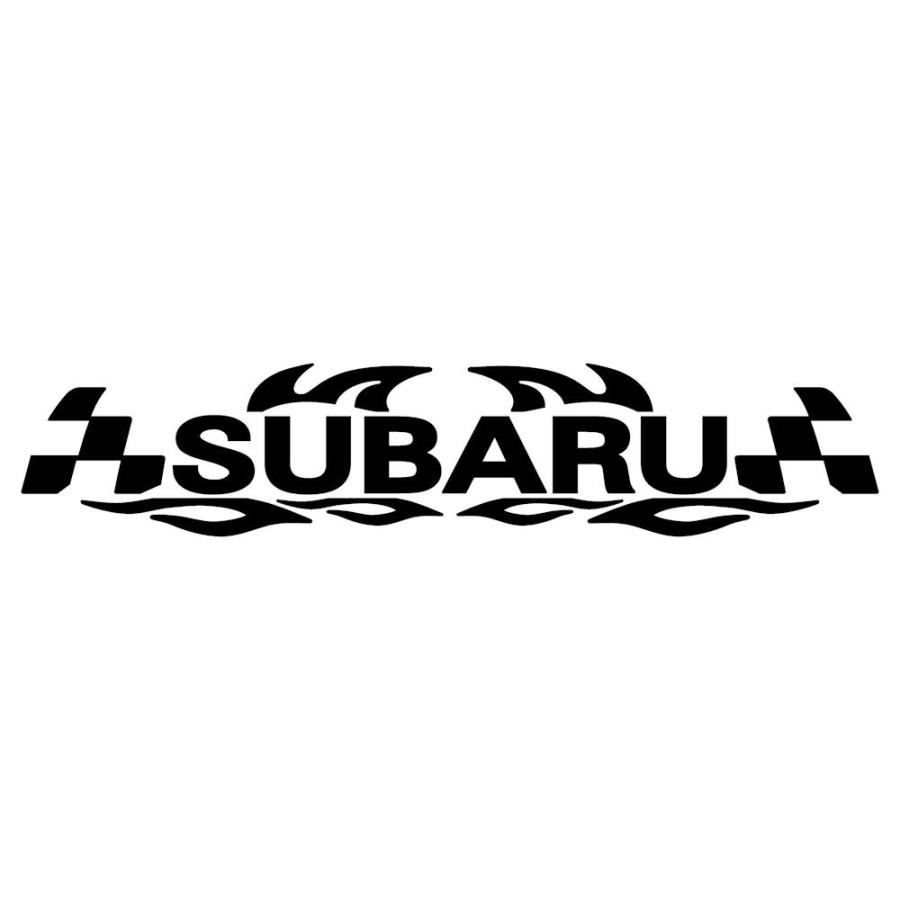 ステッカー 車 かっこいい レーシング スポーツ スバル Subaru メーカー ロゴ エンブレム カッティング ステッカー C10 027 005 06 28 銀影工房 通販 Yahoo ショッピング