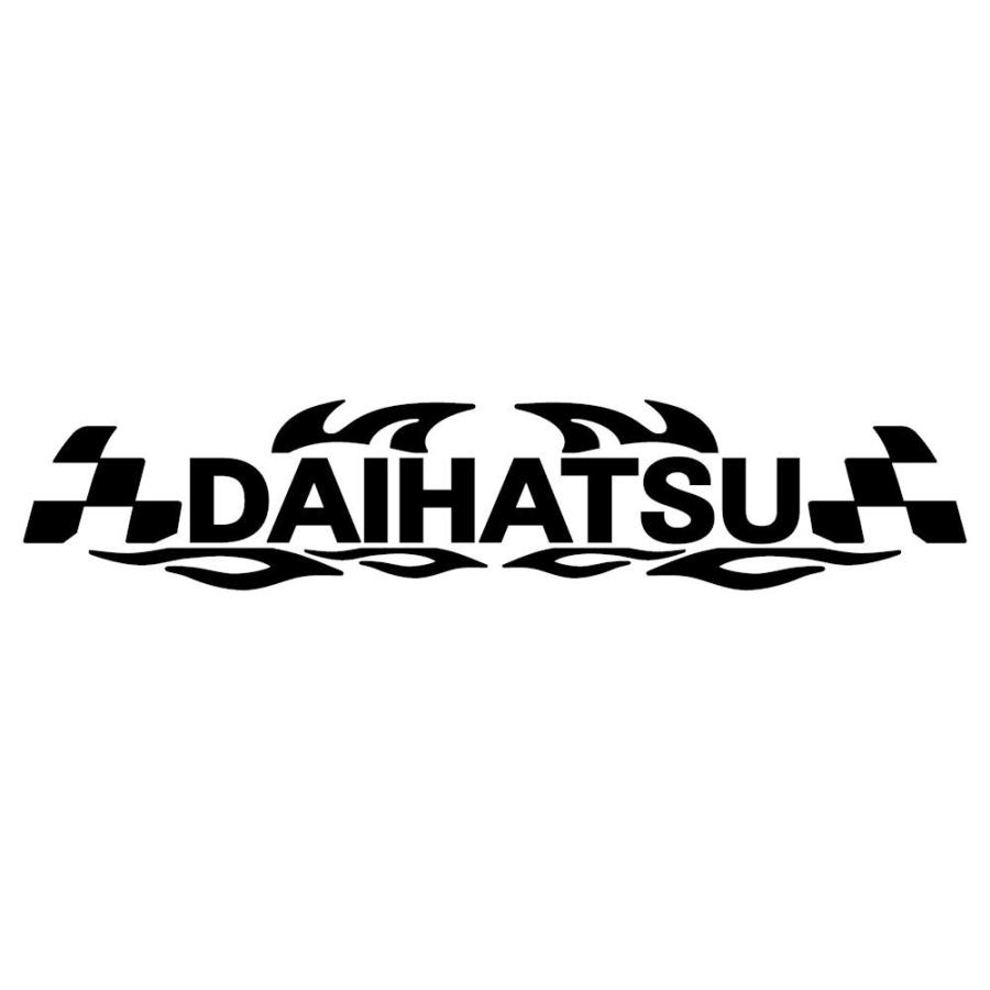 ステッカー 車 かっこいい レーシング スポーツ ダイハツ Daihatsu メーカー ロゴ エンブレム カッティング ステッカー C10 027 008 06 28 銀影工房 通販 Yahoo ショッピング