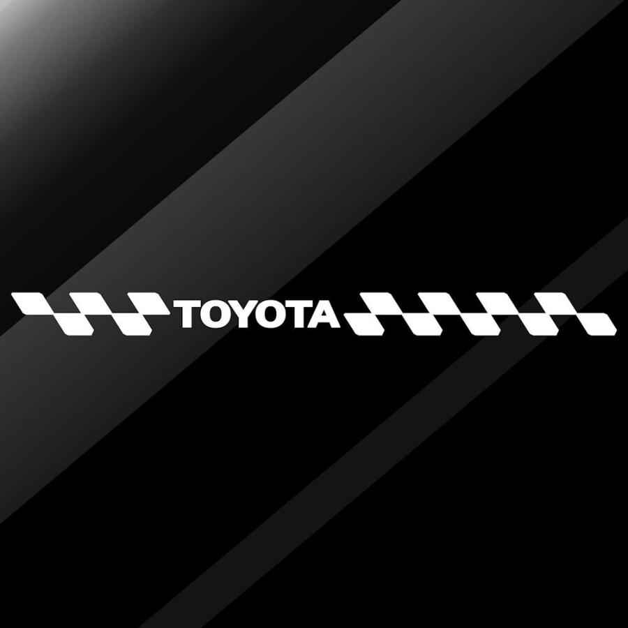 ステッカー Toyota トヨタ 車 かっこいい レーシング スポーツ エンブレム 左サイド用 C10 028 001 06 70 L 銀影工房 通販 Yahoo ショッピング