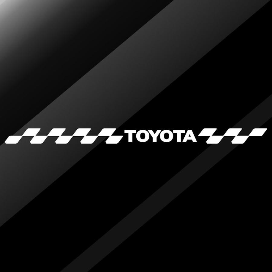 ステッカー Toyota トヨタ 車 かっこいい レーシング スポーツ エンブレム 右サイド用 C10 028 001 06 70 R 銀影工房 通販 Yahoo ショッピング