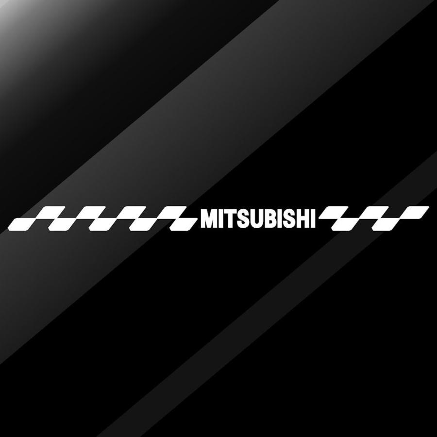 ステッカー Mitsubishi ミツビシ 車 かっこいい レーシング スポーツ エンブレム 右サイド用 C10 028 009 05 58 R 銀影工房 通販 Yahoo ショッピング