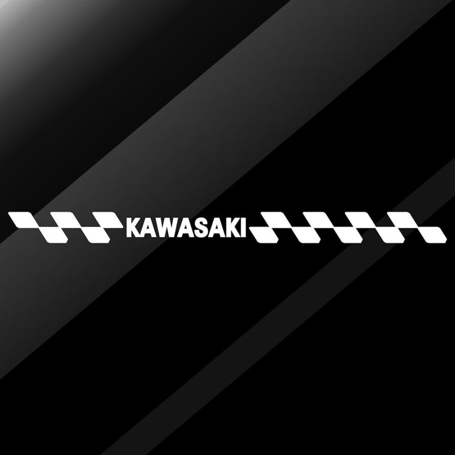 ステッカー Kawasaki カワサキ バイク かっこいい レーシング スポーツ エンブレム 左サイド用 C10 028 011 03 35 L 銀影工房 通販 Yahoo ショッピング