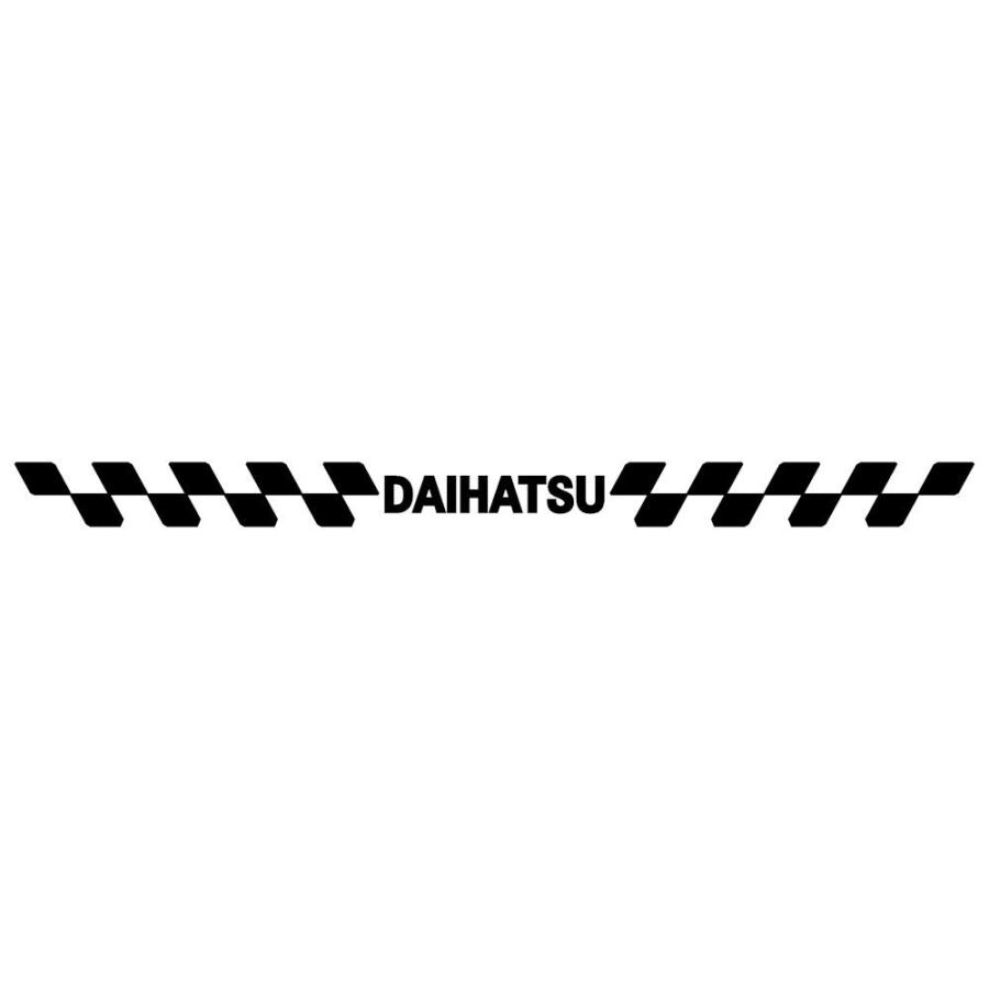 ステッカー ダイハツ Daihatsu 車 かっこいい レーシング スポーツ エンブレム C10 030 008 03 32 銀影工房 通販 Yahoo ショッピング