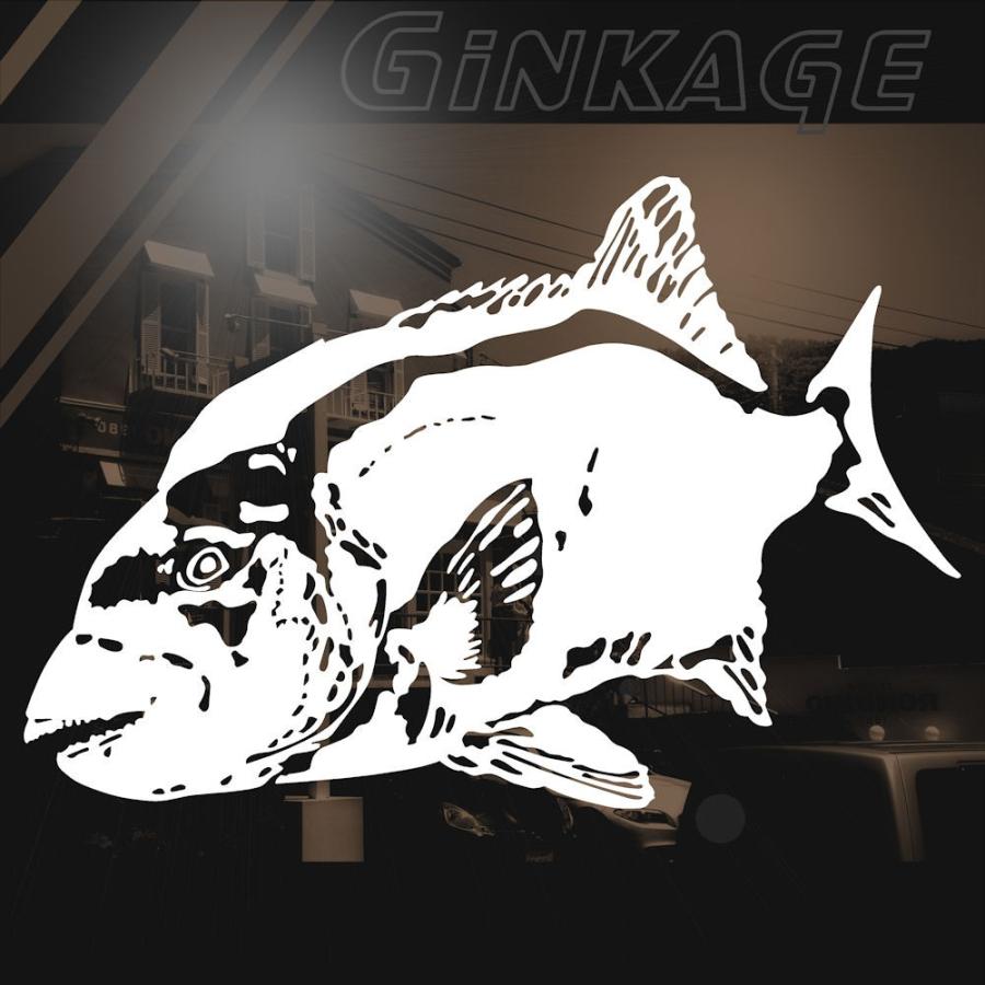 釣り 車 ステッカー かっこいい リアガラス用 石鯛 口白 フィッシング プロ カッティング ステッカー C11 003 001 12 19 銀影工房 通販 Yahoo ショッピング