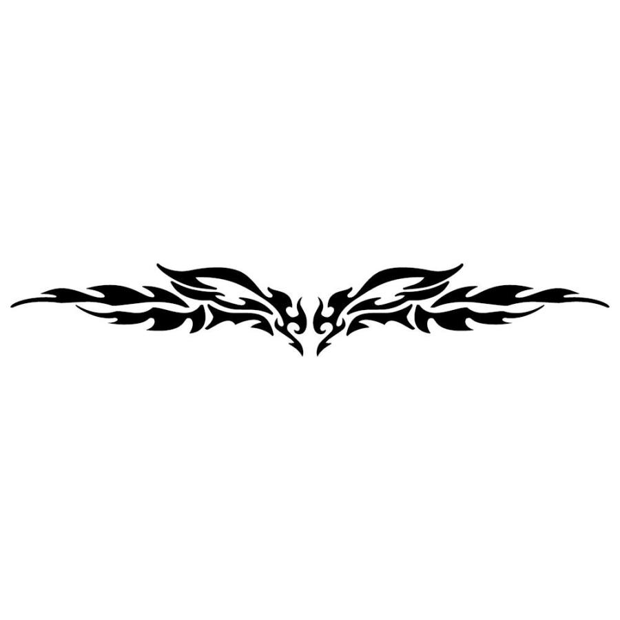 ステッカー トライバル ライン カッティング ステッカー ４ｃｍ ２３ｃｍ C2 001 021 04 23 銀影工房 通販 Yahoo ショッピング