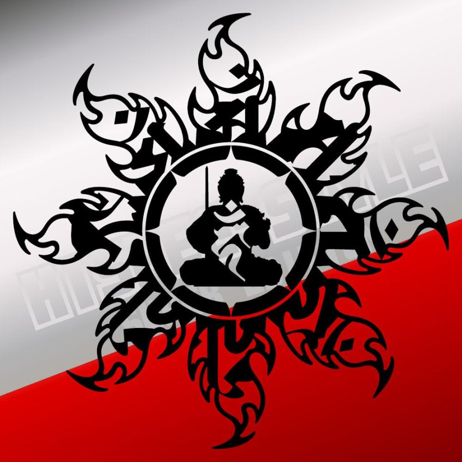 ステッカー 不動明王 梵字 開運 厄除け 防災 守護神 １６ｃｍ サイズ C3 004 003 16 16 銀影工房 通販 Yahoo ショッピング