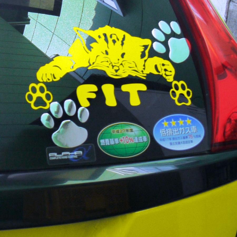 ステッカー 車 猫 かわいい メーカー ロゴ エンブレム C4 028 001 12 26 Cp 銀影工房 通販 Yahoo ショッピング