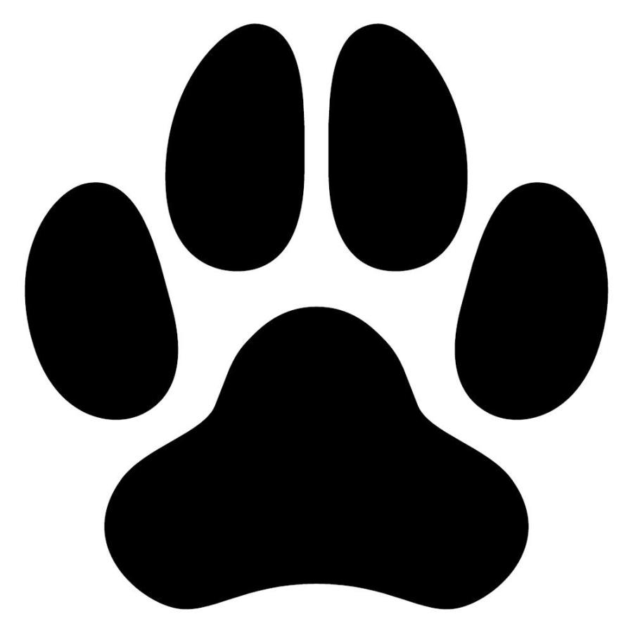 犬 車 ステッカー パウ マーク 肉球 足跡 リアガラス用 犬 ドライブ カッティング ステッカー C5 000 001 08 08 銀影工房 通販 Yahoo ショッピング
