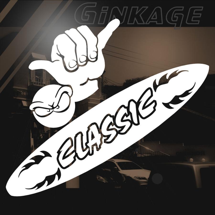 ハワイアン 車 ステッカー かっこいい シャカサイン サーフ リアガラス用 カッティング ステッカー C6 099 001 12 21 銀影工房 通販 Yahoo ショッピング