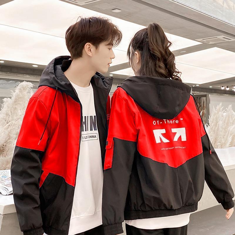 ペアルック アウター 春秋 ジャケット ビックシルエット ペアルック カップル コート お揃い 服 秋 カップル お揃い 長袖 ペア カップル Ginlds 024 ぎんきよlifeヤフーショッピング店 通販 Yahoo ショッピング
