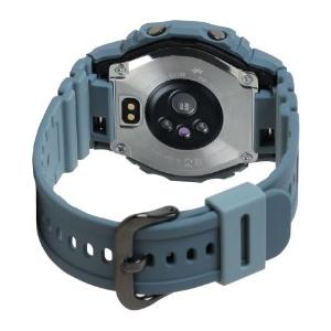 スマートウォッチ メンズ Gショック 5600型 充電式 ケース幅45mm スピードモデル ポリウレタンベルト ブルー/ブラック色 G-SHOCK 111QDWH56002_1