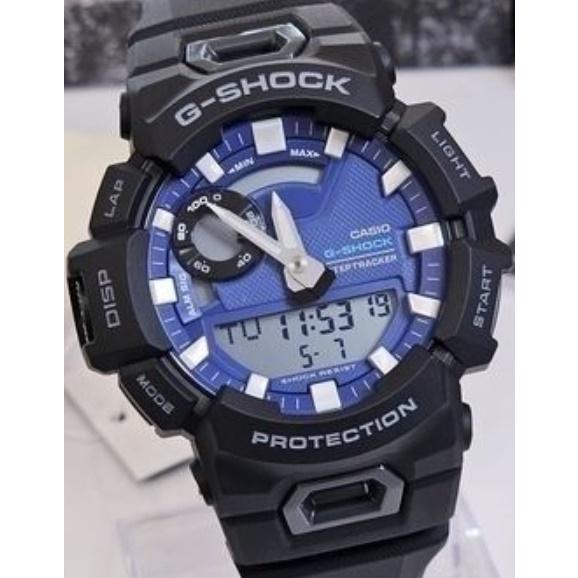スマートウォッチ メンズ Gショック 900型 クォーツ ケース幅50mm Gスクワッド ポリウレタンベルト ブラック/ブルー色 G-SHOCK 111QGBA900CB1A_2