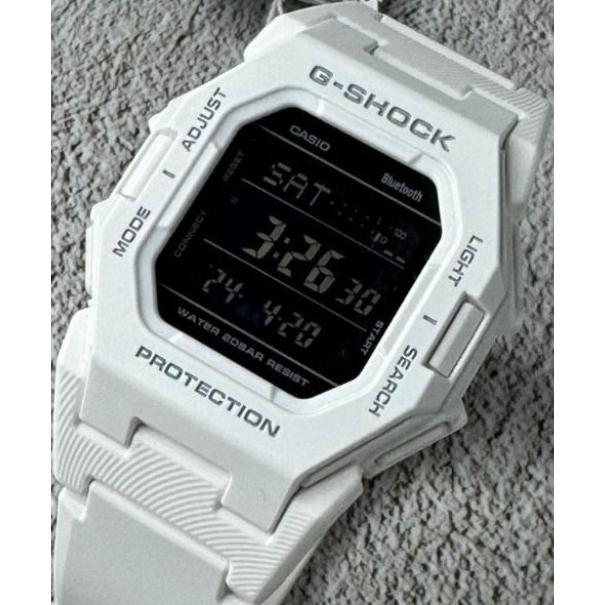 スマートウォッチ メンズ Gショック 500型 クォーツ ケース幅40mm ポリウレタンベルト ホワイト/ブラック色 G-SHOCK 111QGDB5007_2