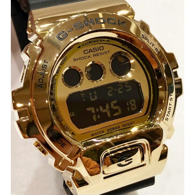 腕時計 メンズ Gショック 6900型 クォーツ ケース幅50mm ポリウレタンベルト ゴールド/ゴールド色 G-SHOCK 111QGM6900G9｜ginlux-don｜03