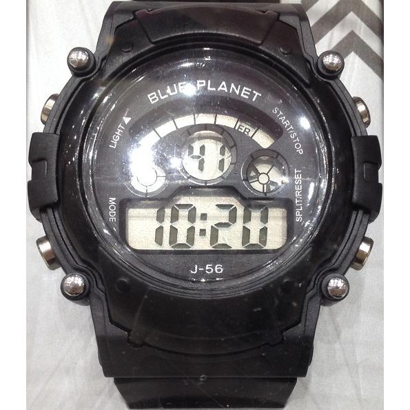 腕時計 メンズ・レディース兼用 数量限定 クォーツ ケース幅50mm ポリウレタンベルト ブラック/ブラック色 116QZJ5602｜ginlux-don