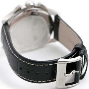 腕時計 メンズ ハミルトン クォーツ ケース幅40mm ジャズマスター クロノグラフ 革ベルト シルバー/ネイビー/ブラック色 HAMILTON 161932612741｜ginlux-don｜02