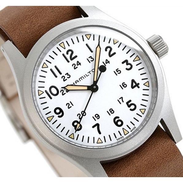 KHAKI FIELD 腕時計 メンズ ハミルトン 手巻き式 ケース幅40mm カーキ