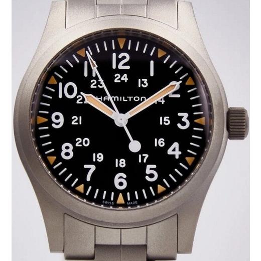 KHAKI FIELD 腕時計 メンズ ハミルトン 手巻き式 ケース幅40mm カーキ 