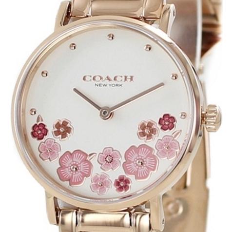 COACH 腕時計 レディース コーチ クォーツ ケース幅30mm ペリー 花柄