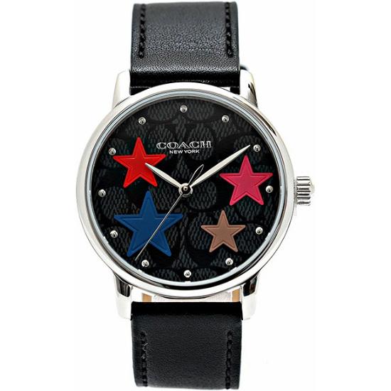 COACH 腕時計 レディース コーチ クォーツ ケース幅35mm グランド 革  