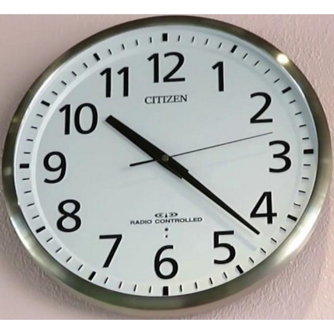 CITIZEN 掛時計 シチズン 直径450×56mm 金属製 スペイシー 電波 CITIZEN 掛時計 シチズン 直径450×56mm 金属製 スペイシー 電波