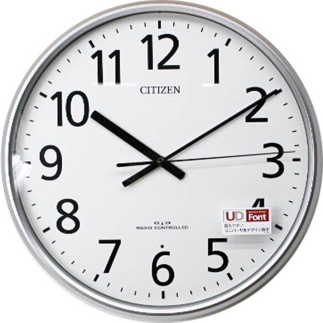CITIZEN 掛時計 シチズン 直径360×45mm プラスチック 電波時計