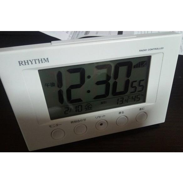 RHYTHM(時計) 目覚まし時計 リズム 77×120×54mm プラスチック RHYTHM(時計) 目覚まし時計 リズム 77×120×54mm プラスチック