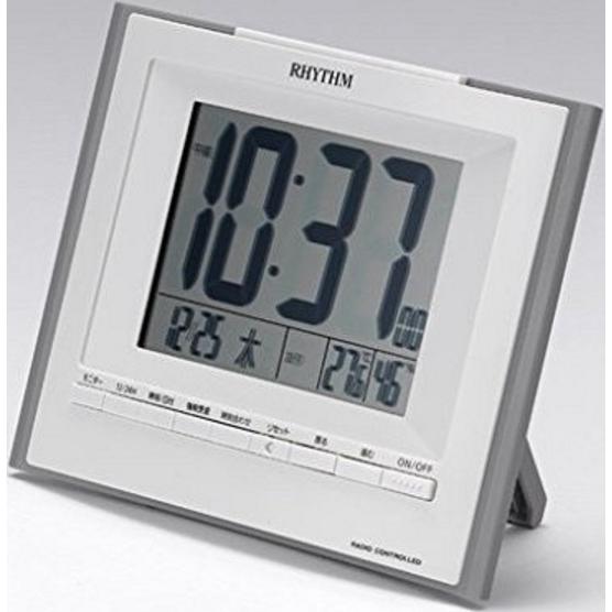 RHYTHM(時計) 掛置兼用 目覚まし時計 リズム 125×170×28mm RHYTHM(時計) 掛置兼用 目覚まし時計 リズム 125×170×28mm