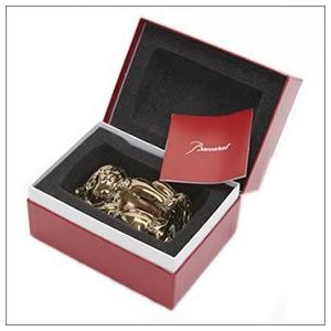 バカラ（Baccarat） 置物 オブジェ 6×6×10.5cm まねき猫 フランス製