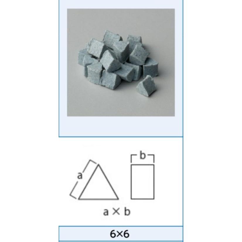 バレル研磨材　ＭＴ６×６　三角型中切削　20kg｜ginnnenndo