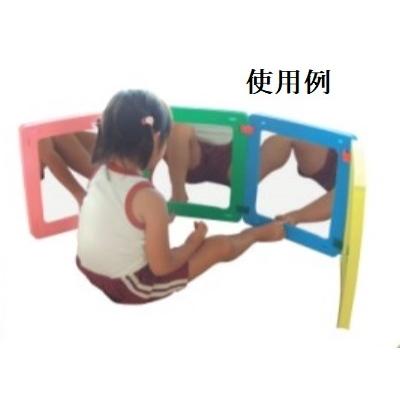 カラフルふわふわミラー　3枚セット