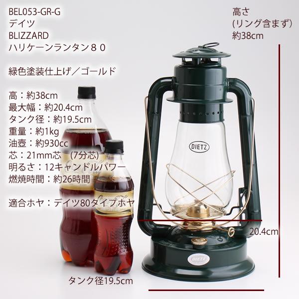 80 濃緑／金 7 0.5m (R.E.DIETZ社製 NO.80 BLIZZARD プレミアム