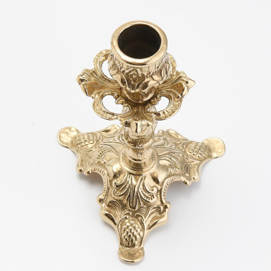 燭台 真鍮製品 ローソク立て キャンドルフォルダー (キャンドル