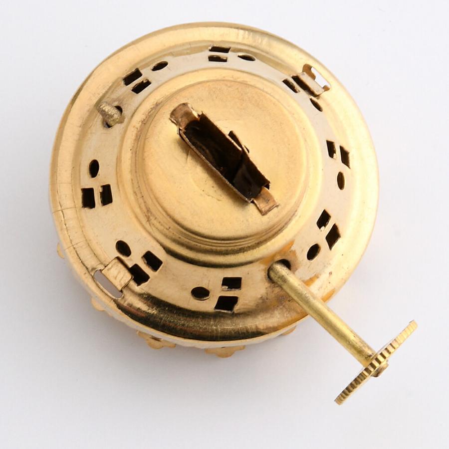 真鍮製 オイルランプ 金色 ゴールド (部品 バーナー4分芯 22mm-PB