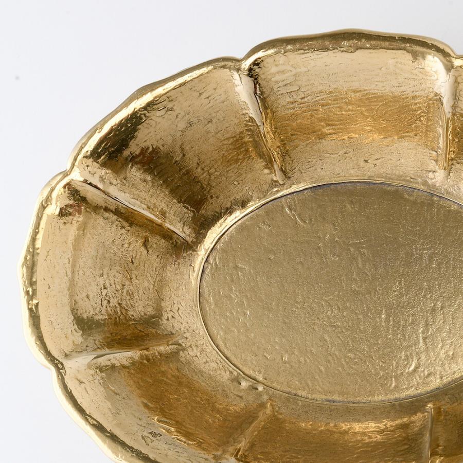 金属真鍮小皿 イタリア製真鍮雑貨 コイントレー お釣り入れ 灰皿