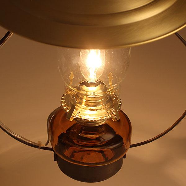 民芸調雑貨山小屋風吊りランプ LED 4W (40W相当) ゴールドカサ 選べる