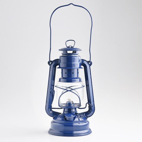 フュアーハンドハリケーンランタン FeuerHand Lantern 276 オイルランプ  (コバルトブルー・青)(ドイツ製ハリケーンランタン)(EEL751BL)